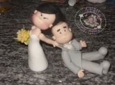 Casal de noivinhos fofinho